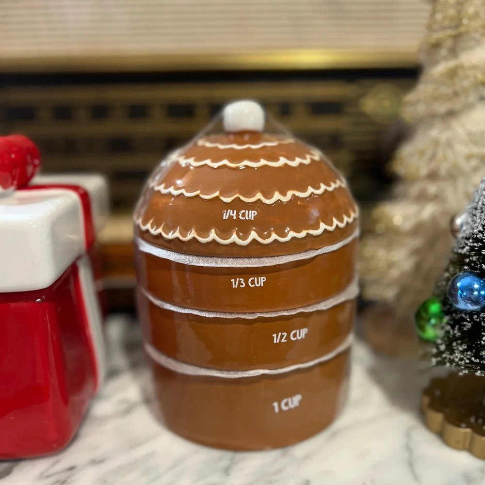 ✨NEW🎁Target Bullseye Playground 2025 Christmas Jar and Measuring Cups Set🎄